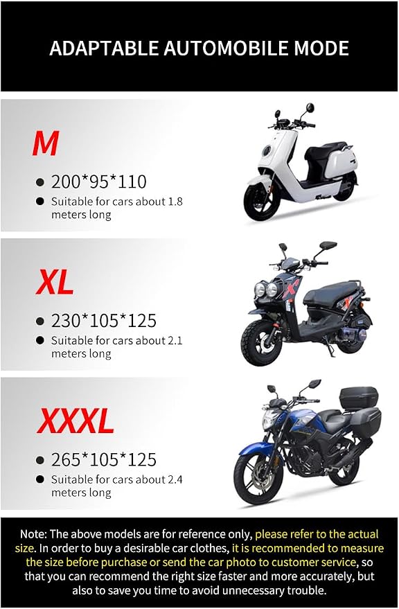 Motorcycle Cover Waterproof Outdoor, 420D Heavy Duty, All Season Protection - Image 8
