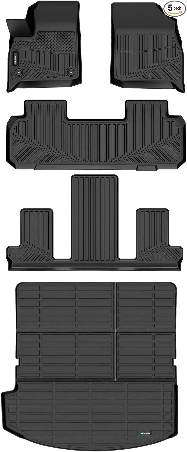 ANBINGO®Floor Mats Fit for Buick Enclave 2018-2024 & Cargo Liner All Weather by ANBINGO