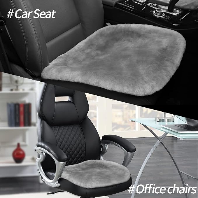 LLB Genuine Sheepskin Car Seat Cushion Seat Covers - Image 6