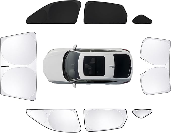 8pcs Car Window Shades for Honda Civic2022-Present Accessories, Windshield Side by Unknown