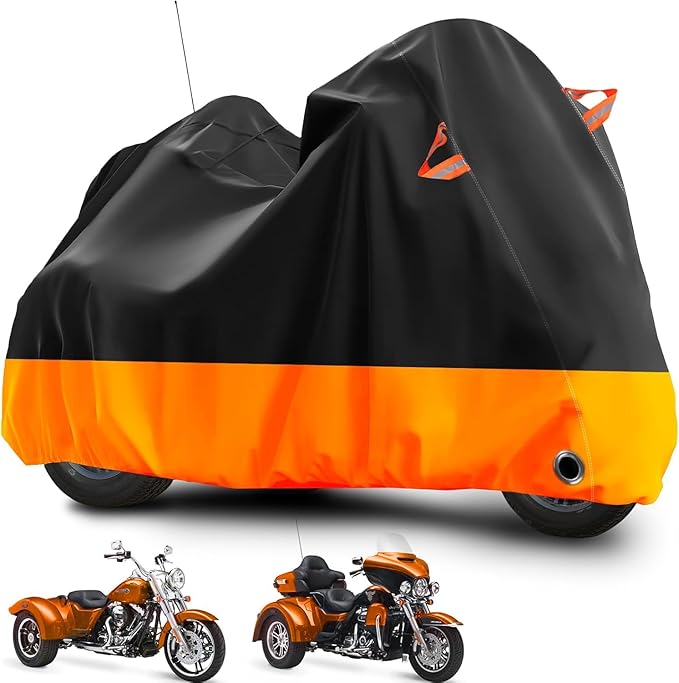 Trike Motorcycle Cover, Outdoor Waterproof Vehicle Cover by Tokept