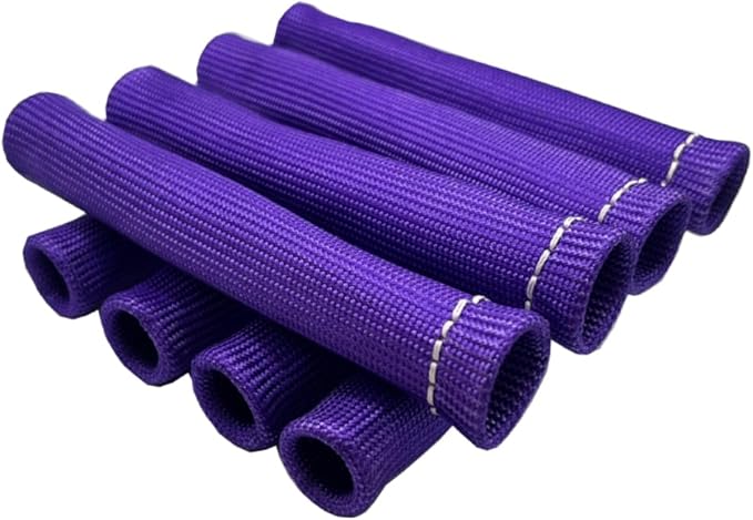 Spark Plug Wire Boots Protection 8 PCS Spark Plug Wire Heat Shield 6 Inches - Image 9