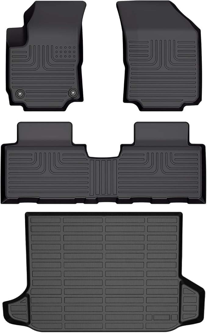 Wayhigh-All Weather Floor Mats & Cargo Liner Set by Wayhigh