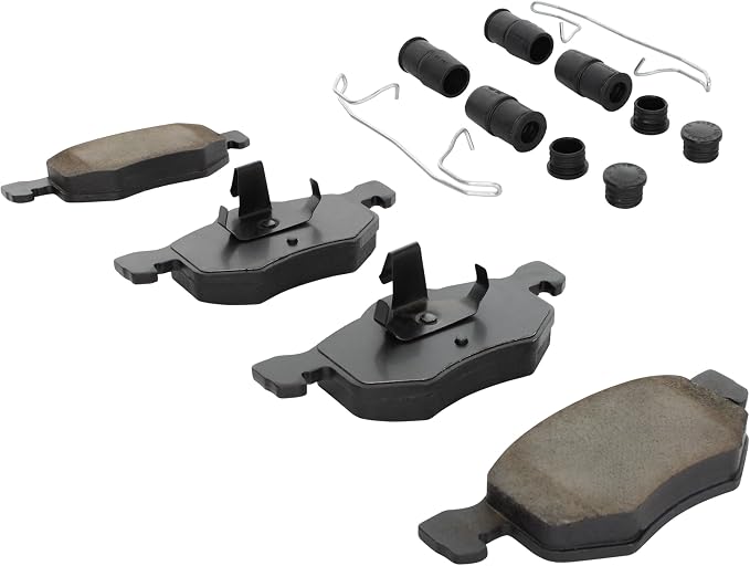 Premium Semi-Metallic Front Brake Pads Compatible - Image 2