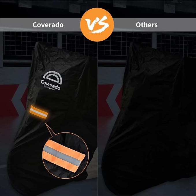 Motorcycle Cover Waterproof Outdoor, Coverado All Weather Protection Motorbike - Image 9