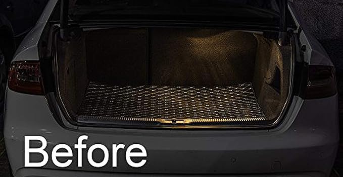 ICBEAMER 12" Red 18 SMDs 2835 LED Strip Light Universal Fit Car Trunk Cargo - Image 4