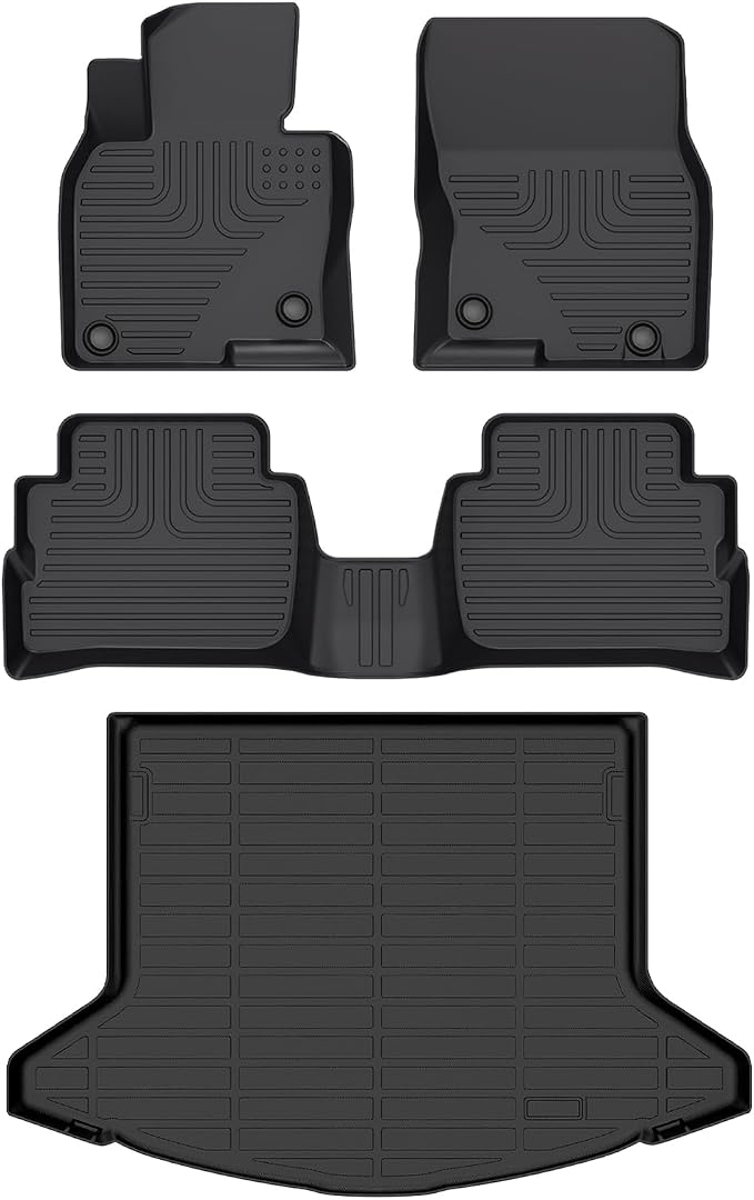 All Weather Floor Mats and Cargo Liners Set Fit by Wayhigh