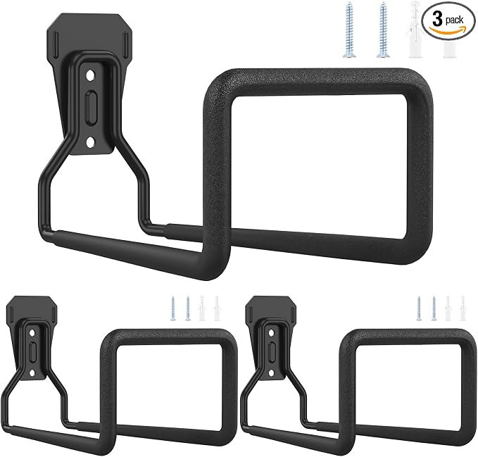 3PCS Metal Garden Hose Hook Heavy Duty Water Hose Hook Wall Mounted Garage Hook by Unknown