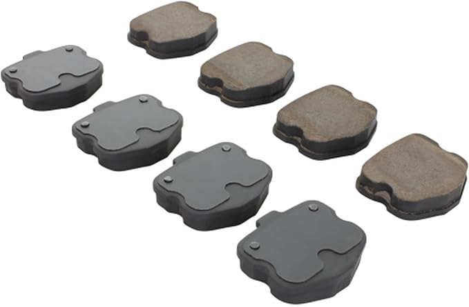 Premium Semi-Metallic Rear Brake Pads Compatible - Image 2