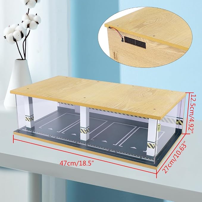 1/24 Parking Garage Model Car Garage Display Case - Image 2