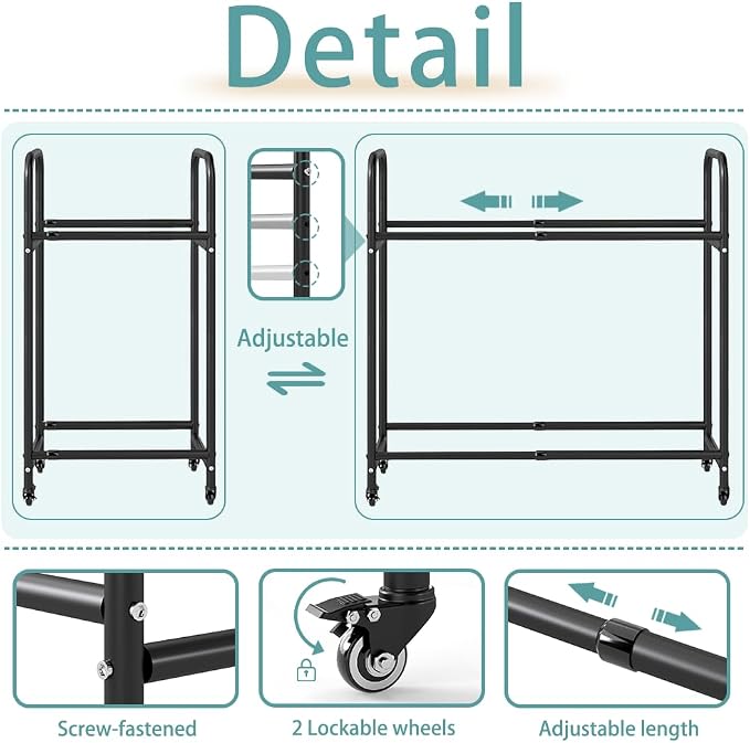 Hershii Tire Storage Rack Standing Garage Storage Shelf Organizer - Image 4