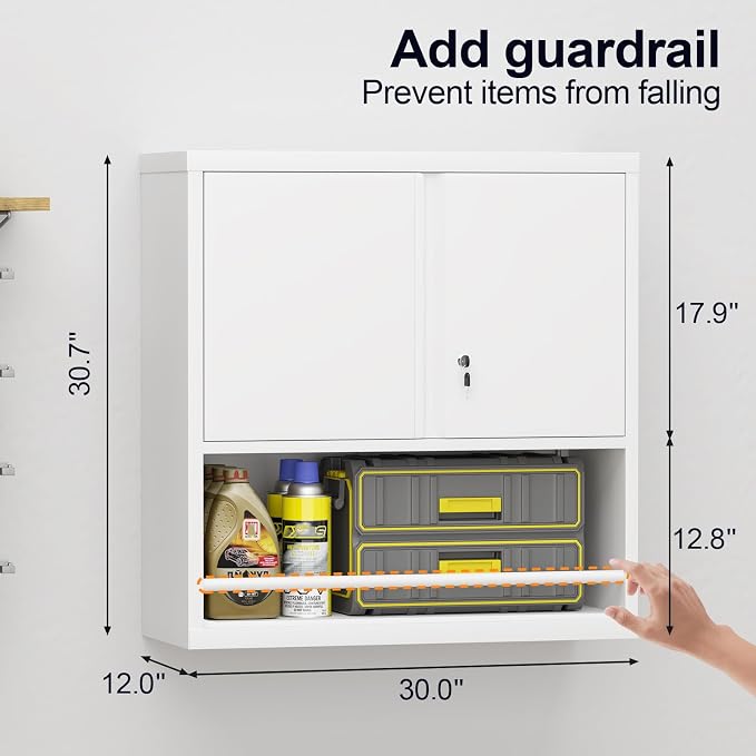 GREATMEET Locking Metal Garage Storage Cabinet - Image 2