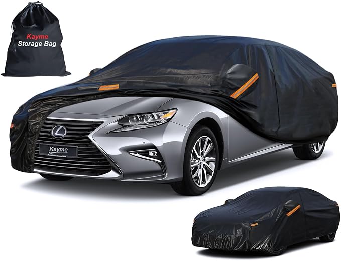 Kayme 7 Layers Car Cover Custom Fit by kayme