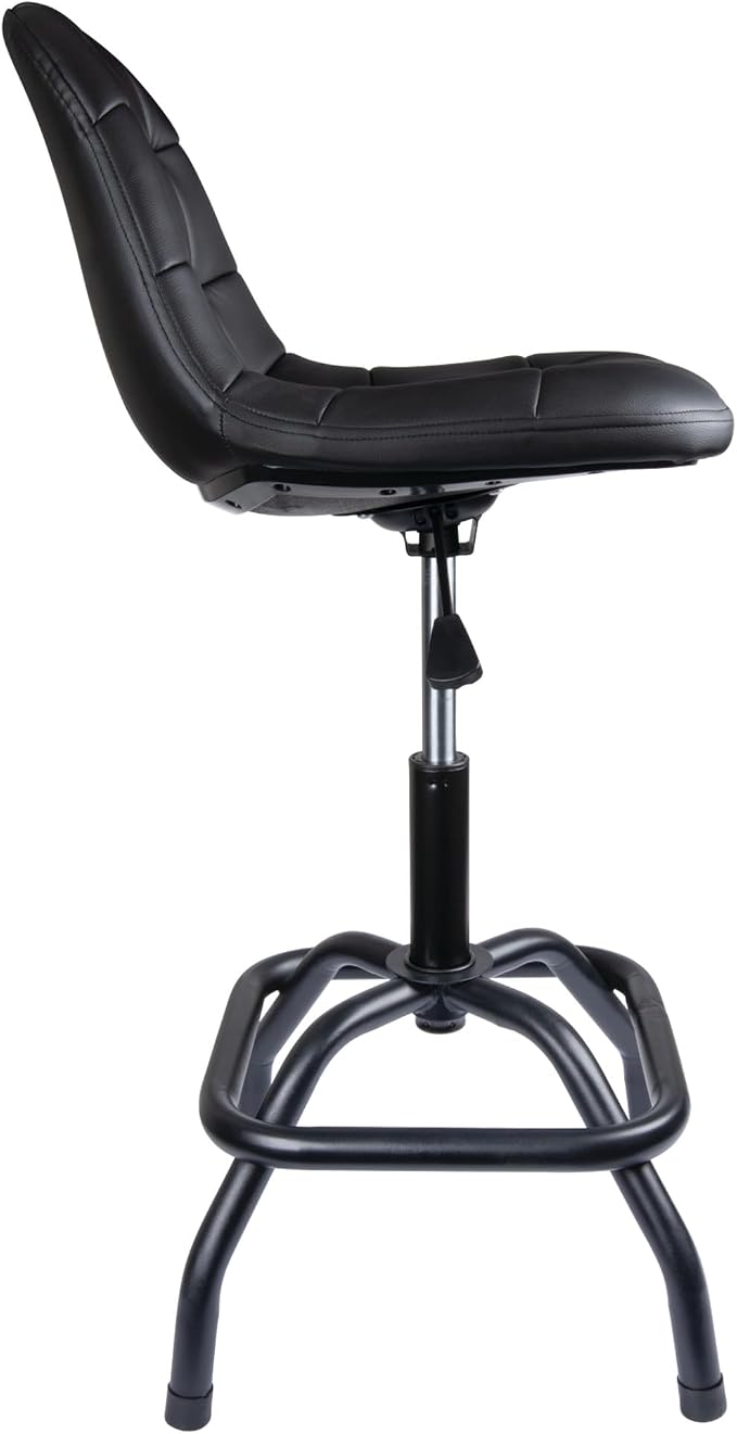 Performance Tool W85031 Pneumatic High Back Adjustable Swivel Bar Stool - Image 4