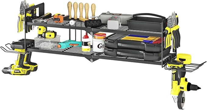 AZERPIAN Heavy Duty Power Tool Organizer Wall Mount by AZERPIAN