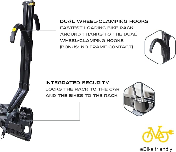Saris SuperClamp EX 4-Bike Hitch Rack – Lightweight Platform Bike Carrier - Image 6