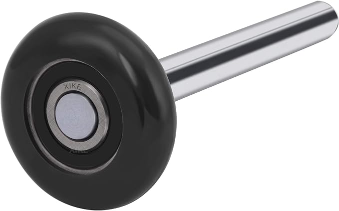 XiKe 10 Pack Black 2" Nylon Garage Door Roller 4" Stem, Quiet/Durable and High - Image 5