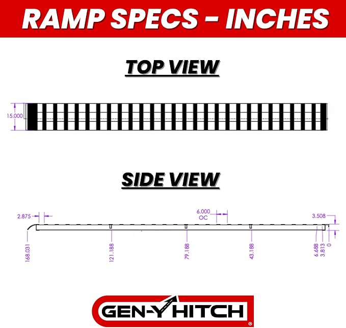GEN-Y Hitch Heavy Duty Aluminum Ramps 8K Capacity - Image 8