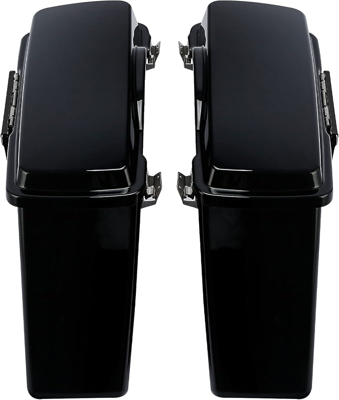 Green-L Hard Saddlebags with Black Latches Fit - Image 4