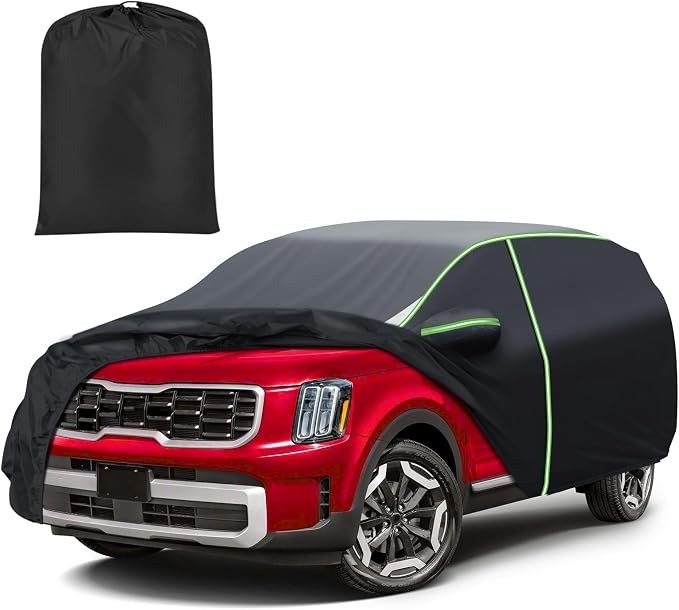 Mixsuper Liner Car Cover for Kia Telluride 2020-2026, 7 Layers Waterproof Car by Mixsuper+Liner