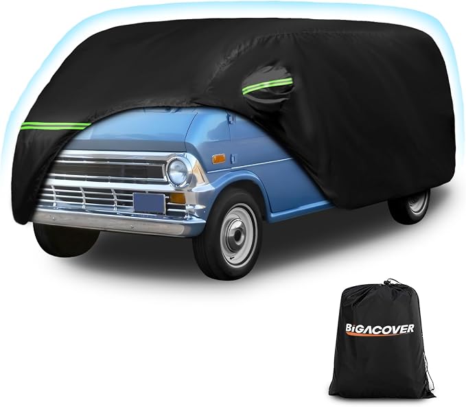 Waterproof Car Covers for 1961-1974 Falcon Club Wagon E-100, Econoline E-100 Van by BIGACOVER