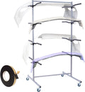 Mobile Bumper Storage Rack, Double-Sided Bumper Stand by Sunnibety