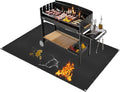 Under Grill Mat for Outdoor Grilling, 32 x 48 inches Double-Sided Fireproof by Unknown
