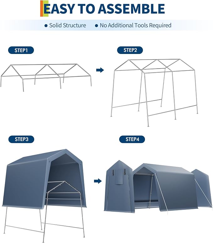 7*10F Outdoor Storage Shed - Image 7