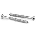 #14 x 3-1/4" Wood Screw 100Pcs 18-8 Stainless Steel Screws Flat Head Phillips by SGTZH