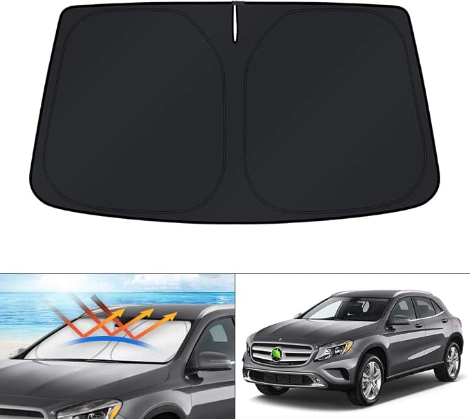 KUST Windshield Sun Shade for 2014-2020 Mercedes Benz GLA 180 200 220 250 by KUST