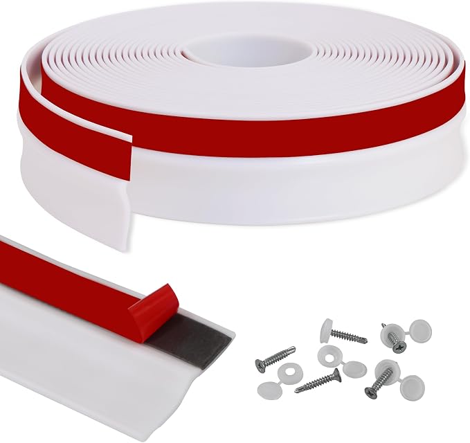 Gaahing Garage Door Top and Sides Seal Strip, Universal Weather Stripping by Getallthemoldingtrimsyoulike