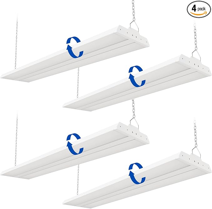 JTT 300W LED Linear High Bay Light, 45000LM Linear High Bay Shop Light by JTT