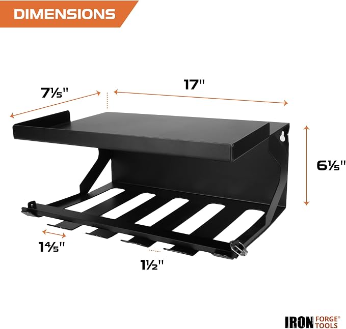 Metal Power Tool Organizer Wall Mount - Image 2