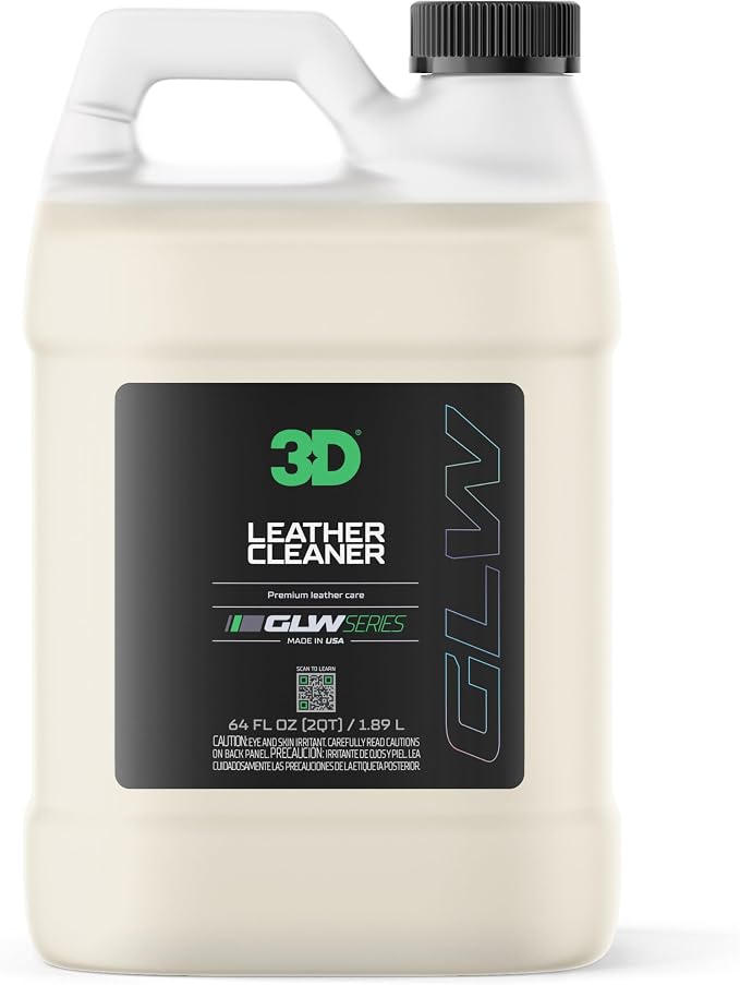 3D Leather Cleaner for Car, GLW Series | Ultimate Deep Cleaning | Removes Dirt by 3DCarCare