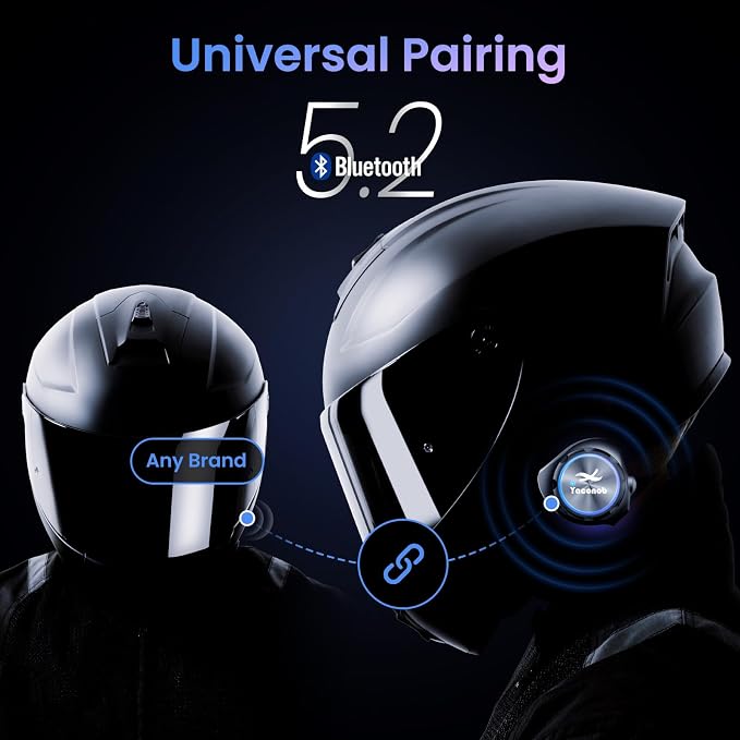 Y3 Helmet Bluetooth Headset, Auto Answer Phone, Active Noise Cancellation - Image 5