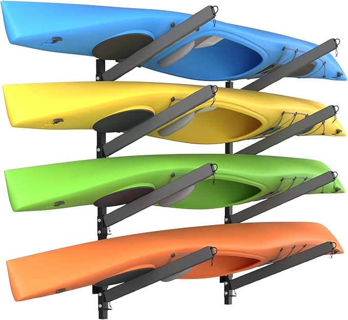 Kayak Storage Rack, Heavy Duty Freestanding Sup Storage Stand by Unknown