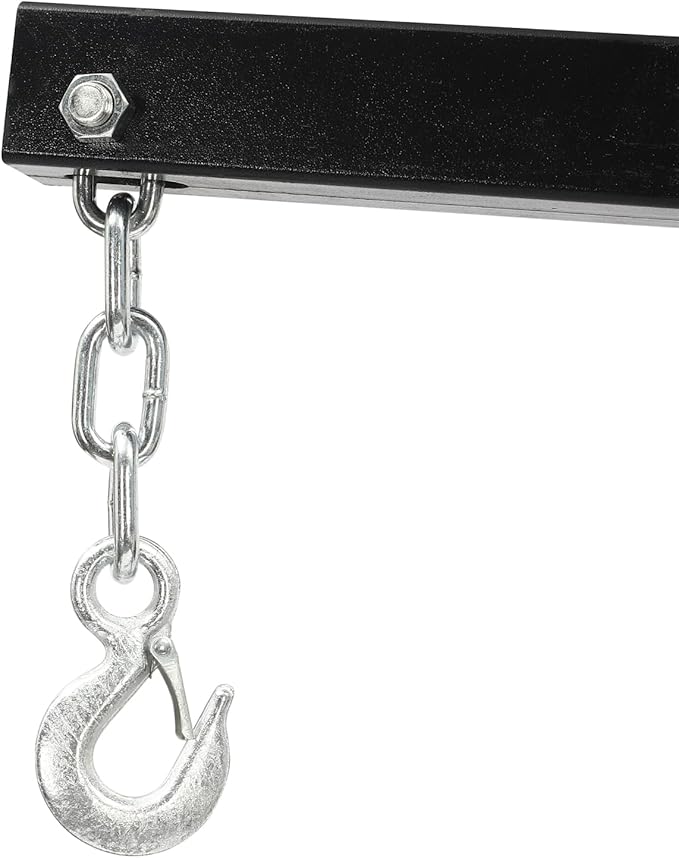 2 Ton Folding Engine Hoist 6.89Ft Lifting Height Heavy Duty Carbon Steel Crane - Image 5