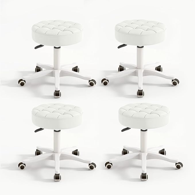 Small Chair Round Rolling Stool by HDHNBA