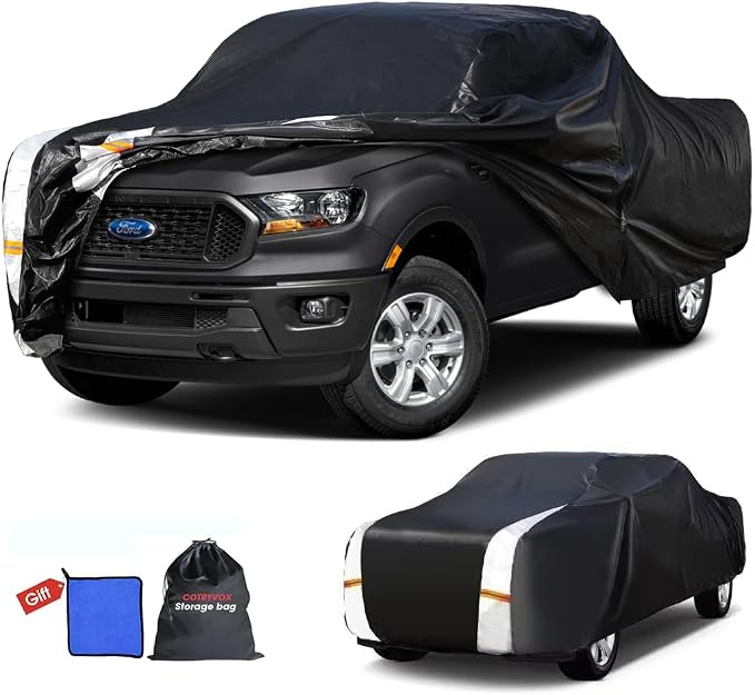 Ford Ranger Truck Cover Custom Fit 2019-2025 Super Cab/Crew Cab SB by FocusonQualityServiceHear