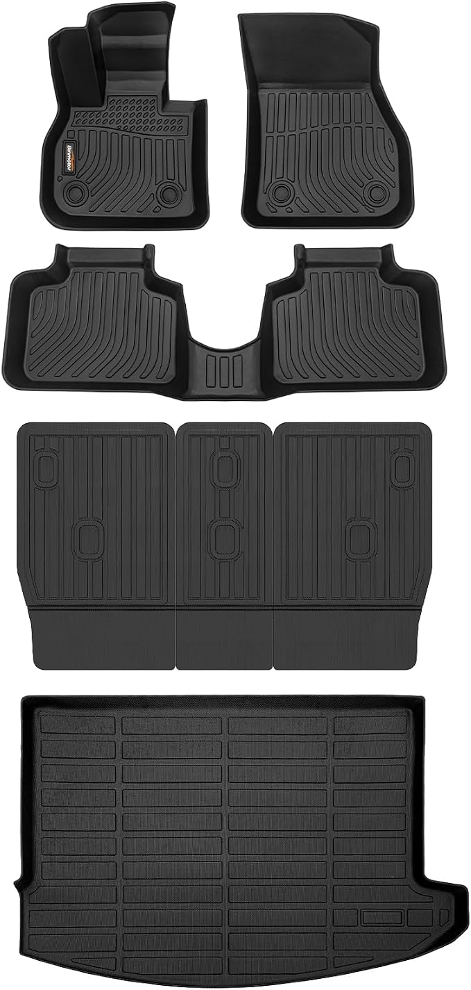 Binmotor-Floor Mats Cargo Liner Full Set by VisittheBinmotor