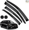 Rain Guards for Kia Forte 2019-2023, Tape-on Side Window Deflectors for Kia by LETINGFAR