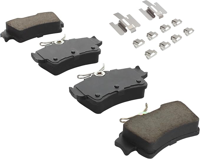 Premium Ceramic Rear Brake Pads Compatible - Image 2