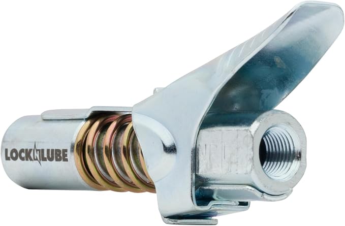 LockNLube Grease Gun Coupler locks onto Zerk fittings. Grease goes in, not on - Image 6