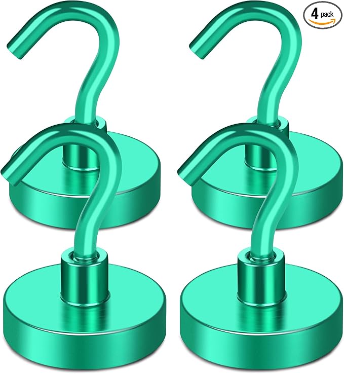 MIKEDE Magnetic Hooks Heavy Duty, 80LB Strong Magnet by MIKEDE