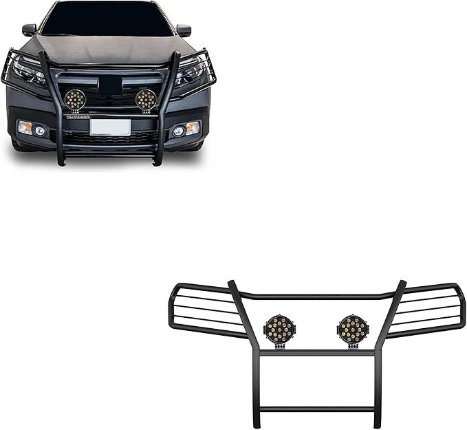 Black Horse Grille brush Bumper Guard Modular Come by BlackHorseOffRoad
