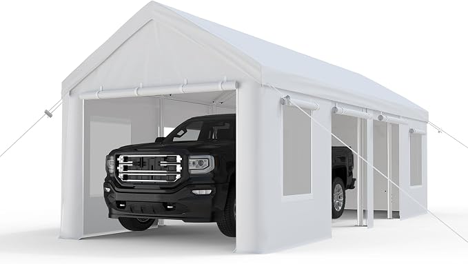 13x25ft Carport, Heavy Duty Carport by GarveeLife