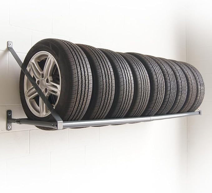 Martins Industries Wall-Mount Tire Rack – Heavy-Duty Steel Storage - Image 6