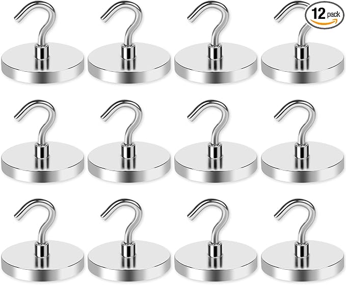 LOVIMAG Magnetic Hooks Heavy Duty, Super Stong Magnetic Hooks Neodymium Magnet by LOVIMAG