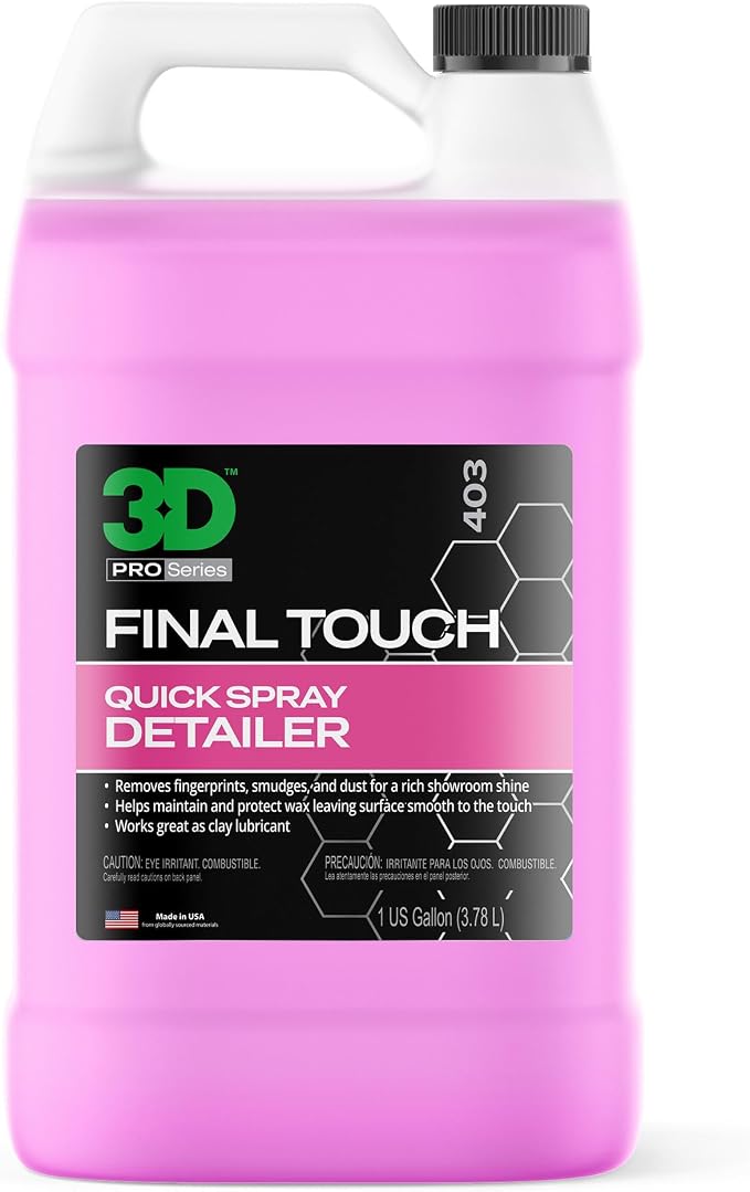 3D Final Touch Quick Detail Spray by 3DCarCare