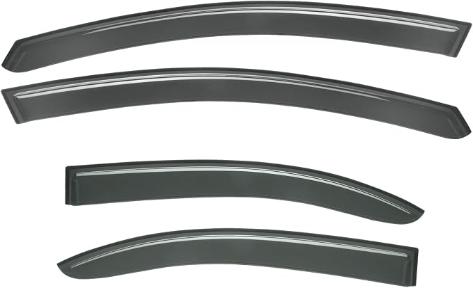 4pcs for 08-17 Lancer/Evo 10/X Sedan Sun Rain Guard Window Visors - Image 2